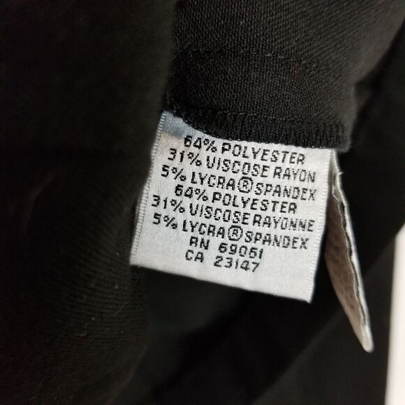 Talbots Women Stretch Zip Up Jacket Sz 10 Black Pockets Preppy Casual Lined - Picture 8 of 8